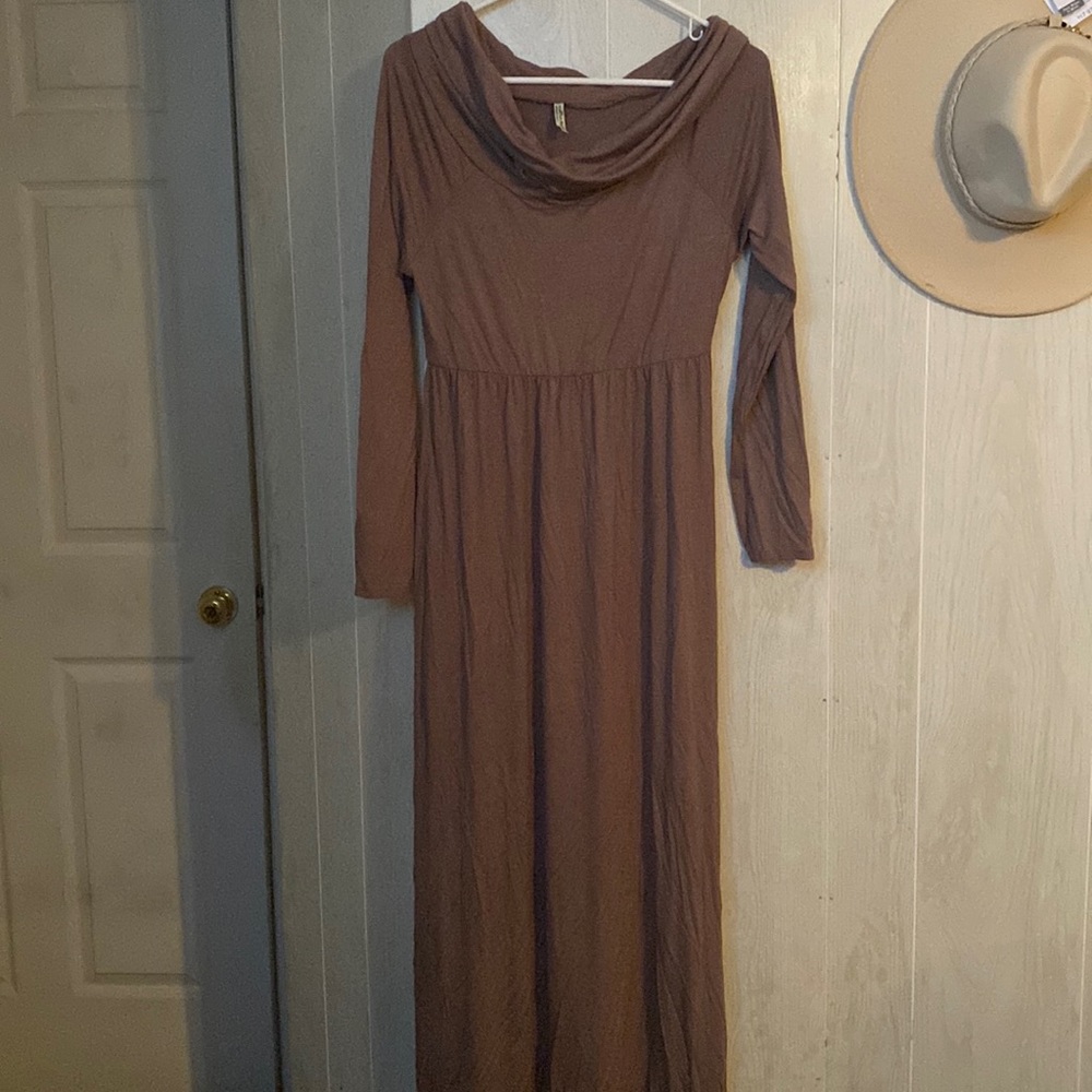 Pink blush Large maternity gown never worn